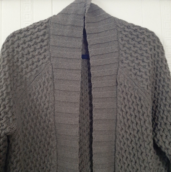 Patagonia Off Coutry Chunky Knit Cardigan Sweater Large Green - Picture 2 of 7